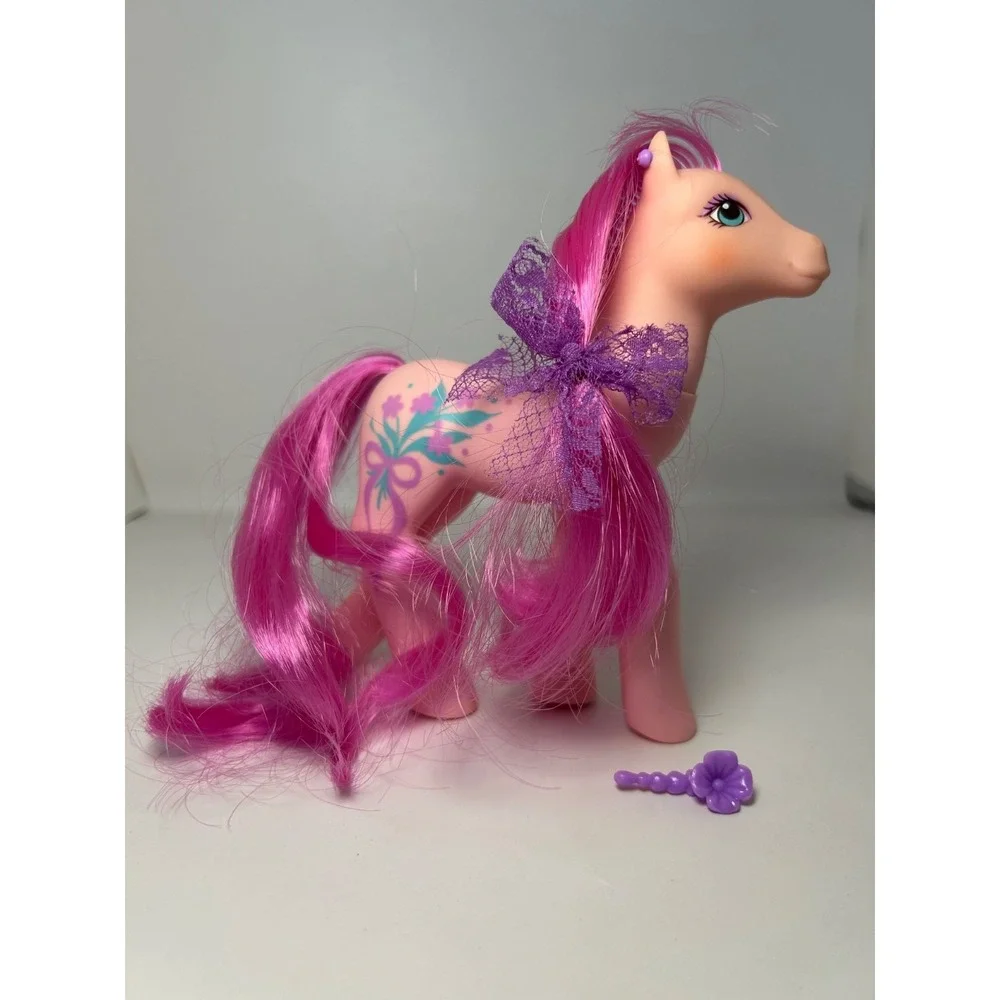My Little Pony Vintage G1 Figure Sweetheart Sisters Dainty W/ Earring READ